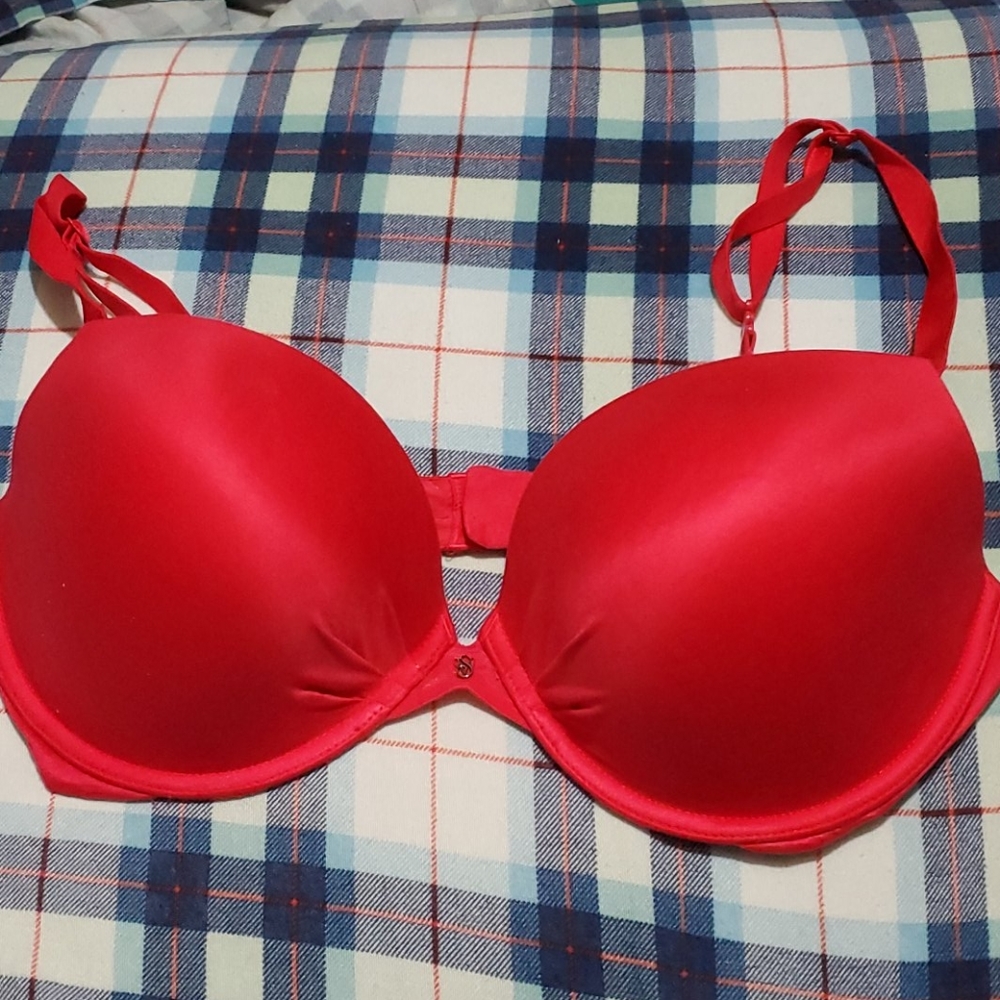 EUC  Victoria Secret Plunge Bra 38DD